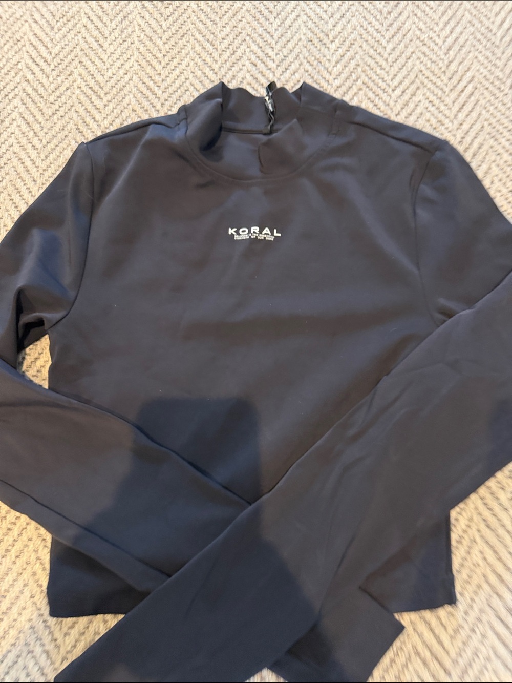 Koral Men’s Black Turtleneck Performance Sweater